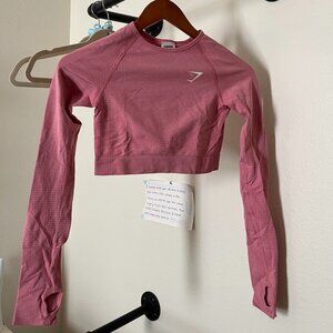 Gymshark Crop Top, Size XS, Pink